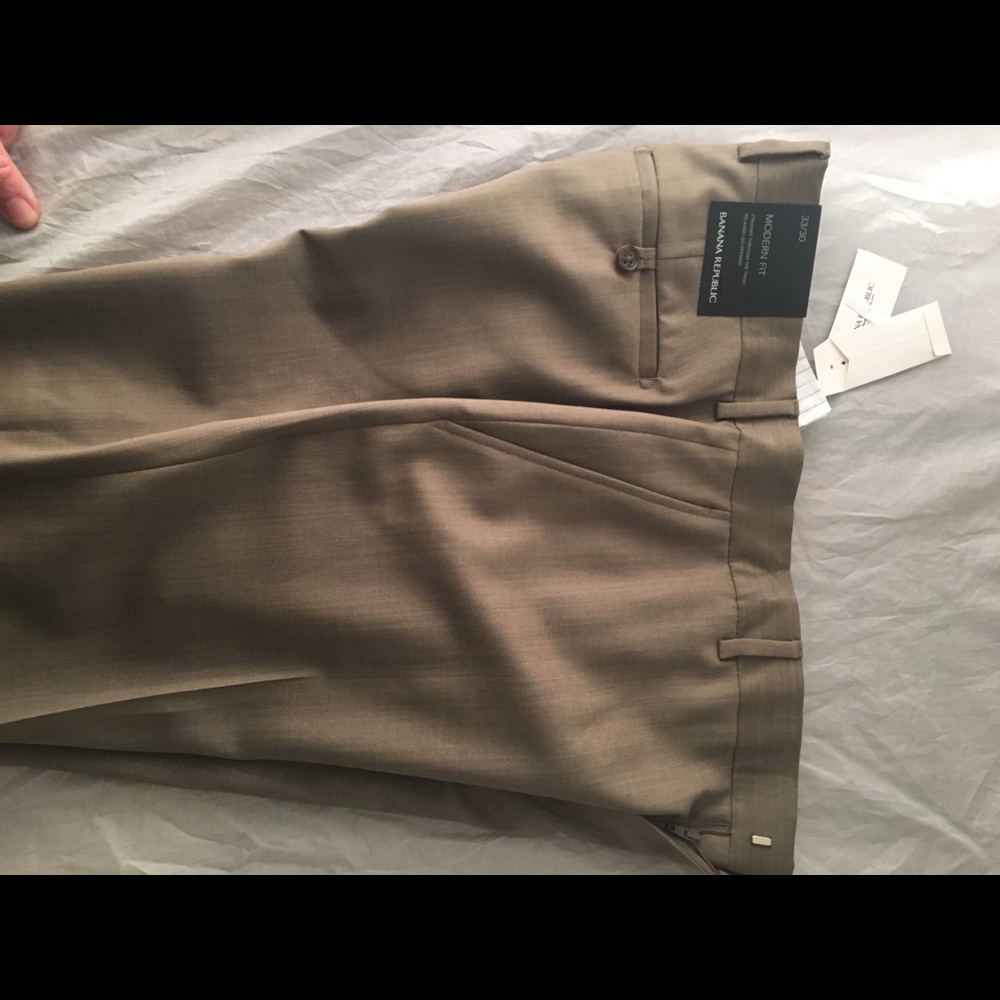 Banana Republic modern Fit Pants sz 33x30 Brown